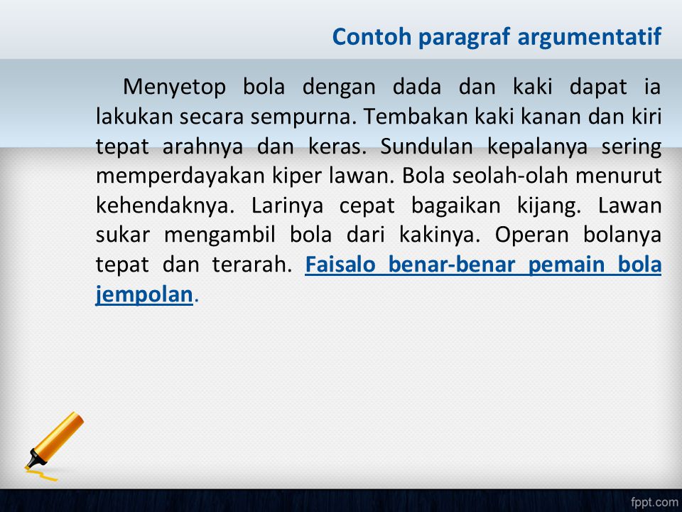 Detail Contoh Karangan Argumentasi Singkat Nomer 16