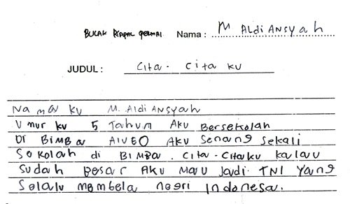 Detail Contoh Karangan Cita Citaku Nomer 4