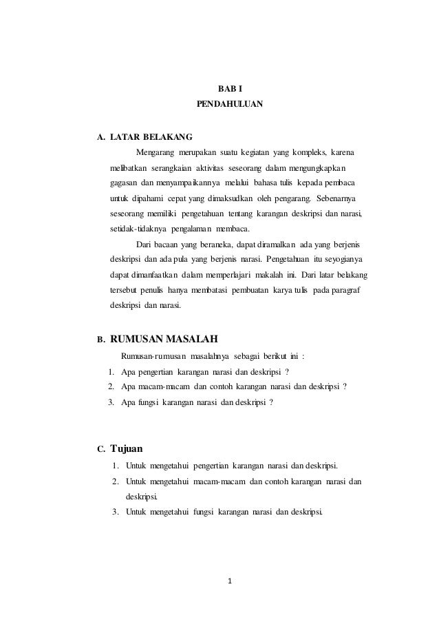 Detail Contoh Karangan Narasi Nomer 2