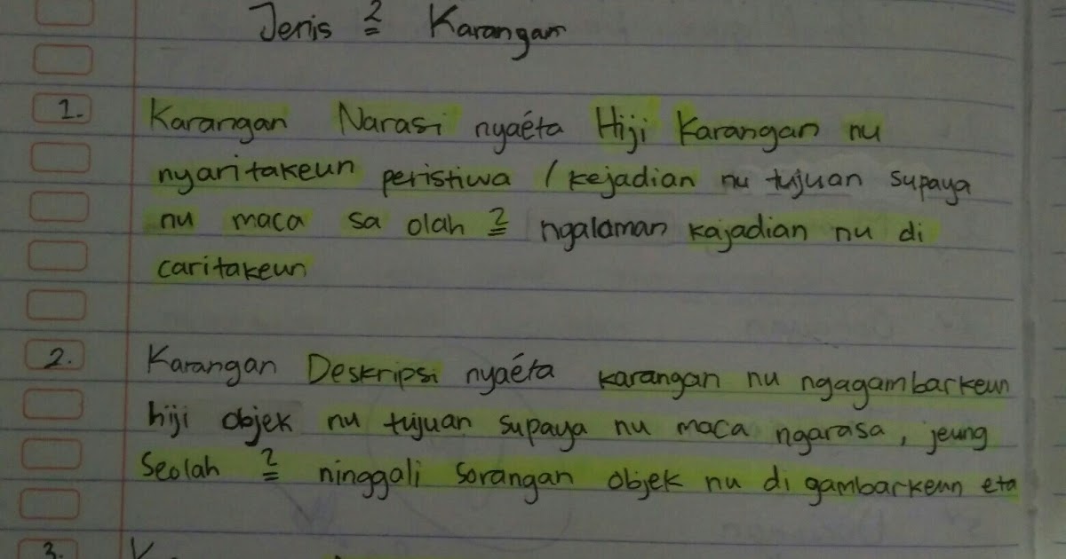 Detail Contoh Karangan Narasi Pendek Nomer 48