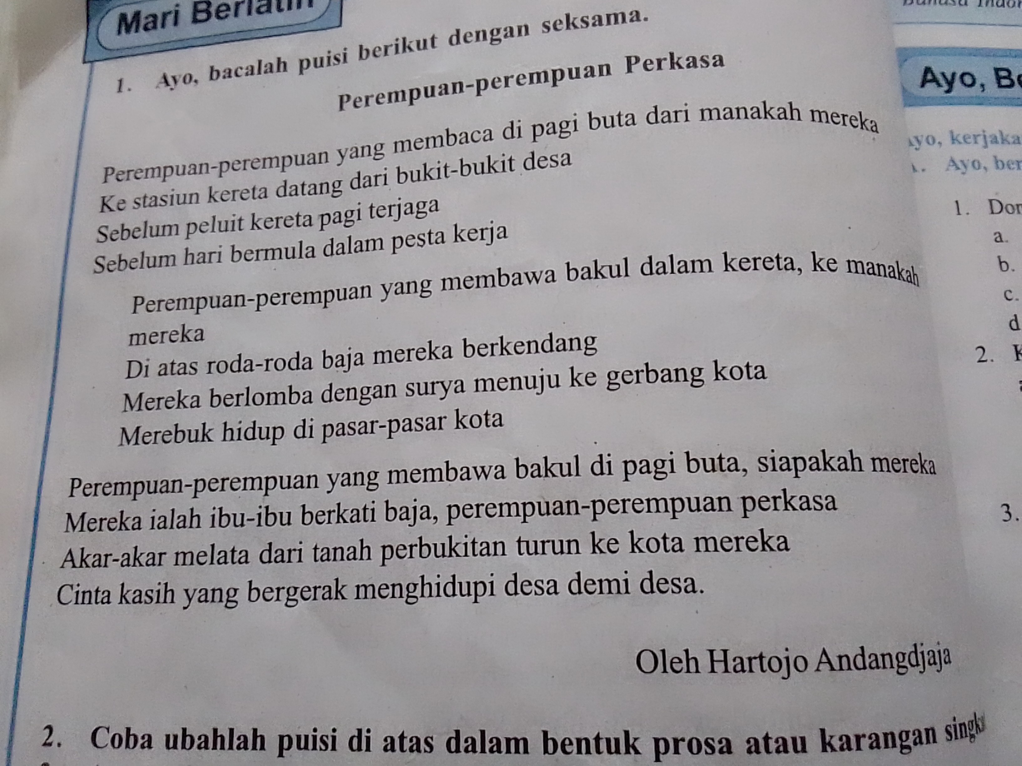 Contoh Karangan Prosa - KibrisPDR