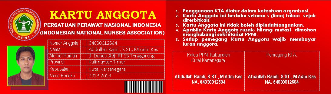 Detail Contoh Kartu Anggota Organisasi Nomer 24