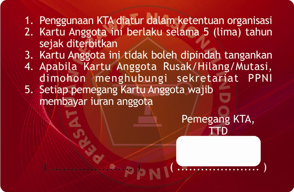 Detail Contoh Kartu Anggota Organisasi Nomer 40