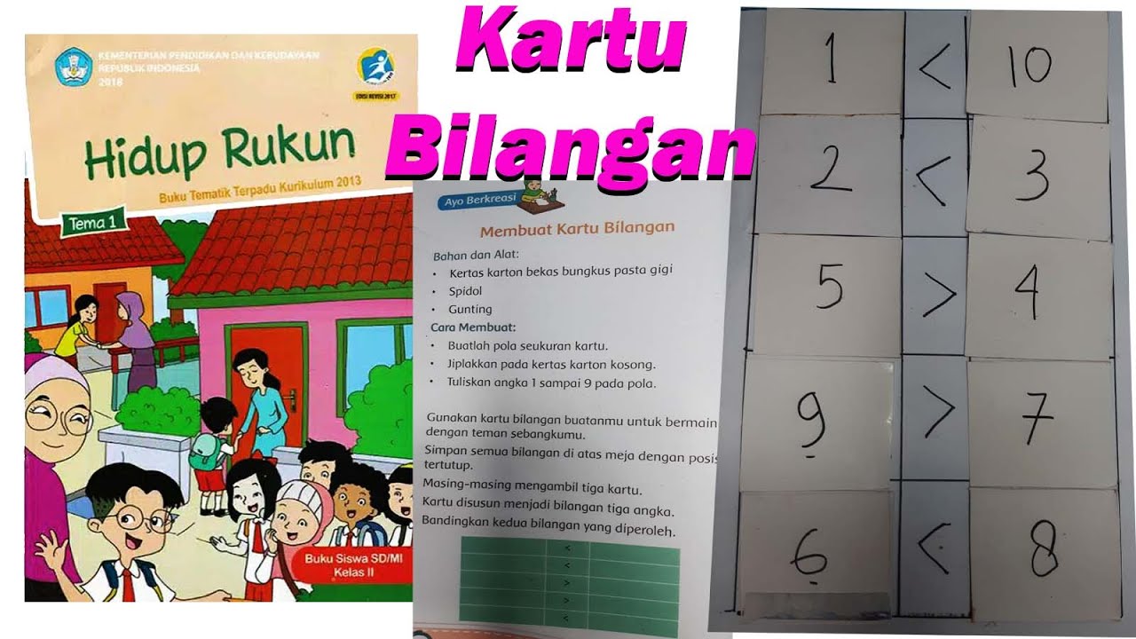 Detail Contoh Kartu Bilangan Nomer 2