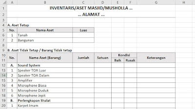 Detail Contoh Kartu Inventaris Barang Nomer 25