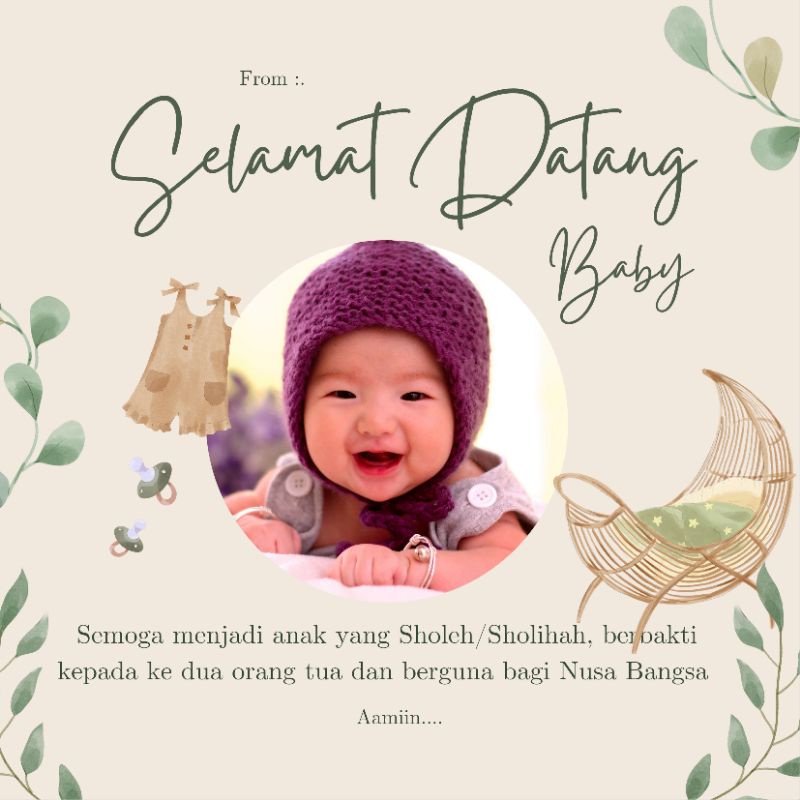 Detail Contoh Kartu Nama Bayi Baru Lahir Nomer 44