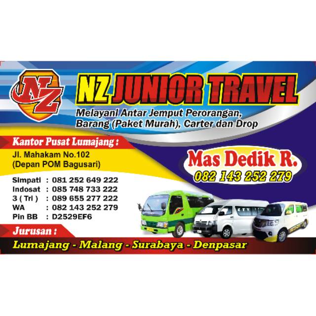 Detail Contoh Kartu Nama Travel Nomer 6