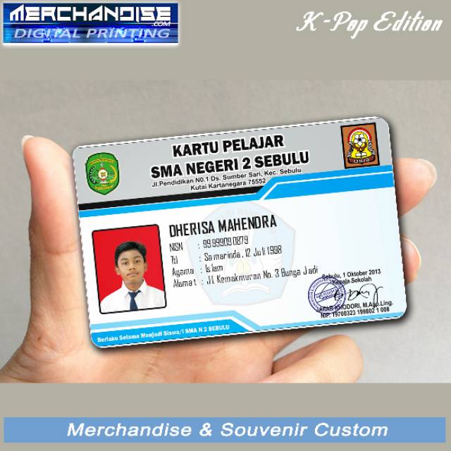 Detail Contoh Kartu Pelajar Sd Nomer 4