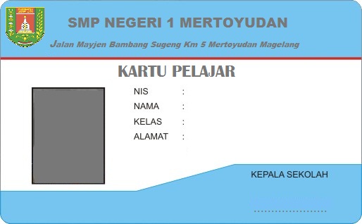 Detail Contoh Kartu Pelajar Smp Nomer 48