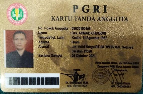 Detail Contoh Kartu Pgri Nomer 17