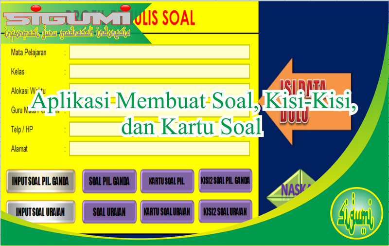 Download Contoh Kartu Soal Nomer 41