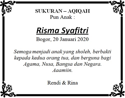 Detail Contoh Kartu Ucapan Kelahiran Bayi Dengan Microsoft Word Nomer 2