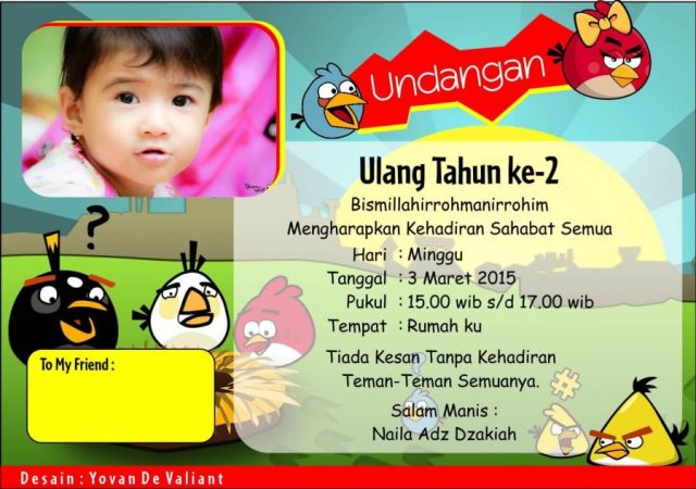 Detail Contoh Kartu Undangan Anak Nomer 30