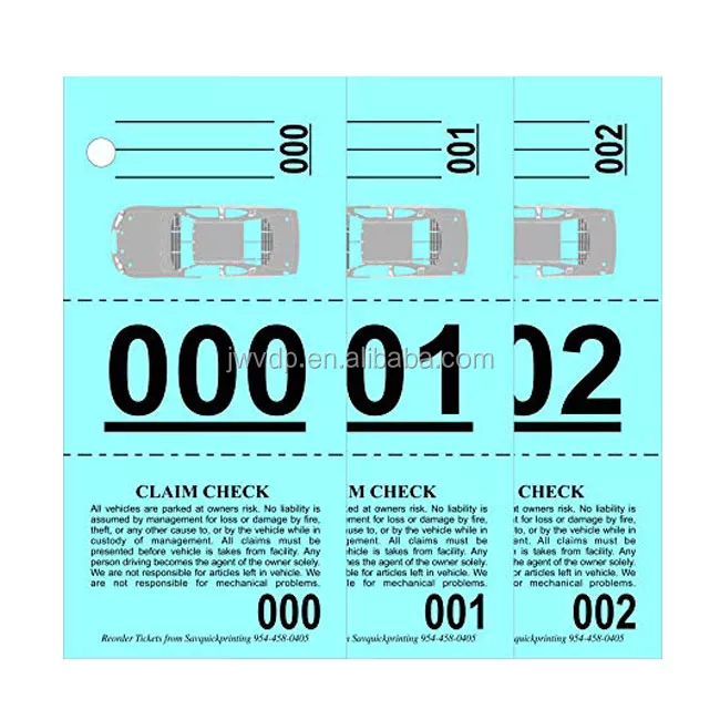 Detail Contoh Kartu Valet Parking Nomer 6