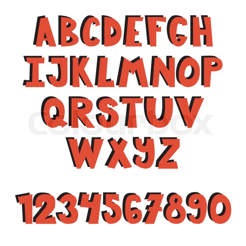 Detail Cute Cartoon Font Nomer 18