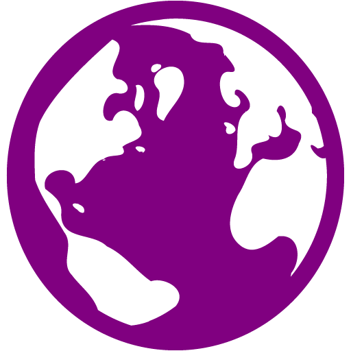 Detail Globe Purple Nomer 2