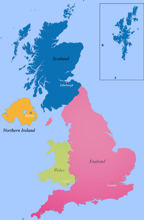 Detail Schottland Regionen Karte Nomer 6