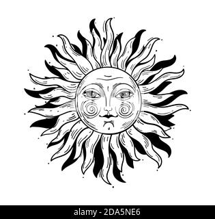 Detail Sun And Moon Face Drawing Nomer 7