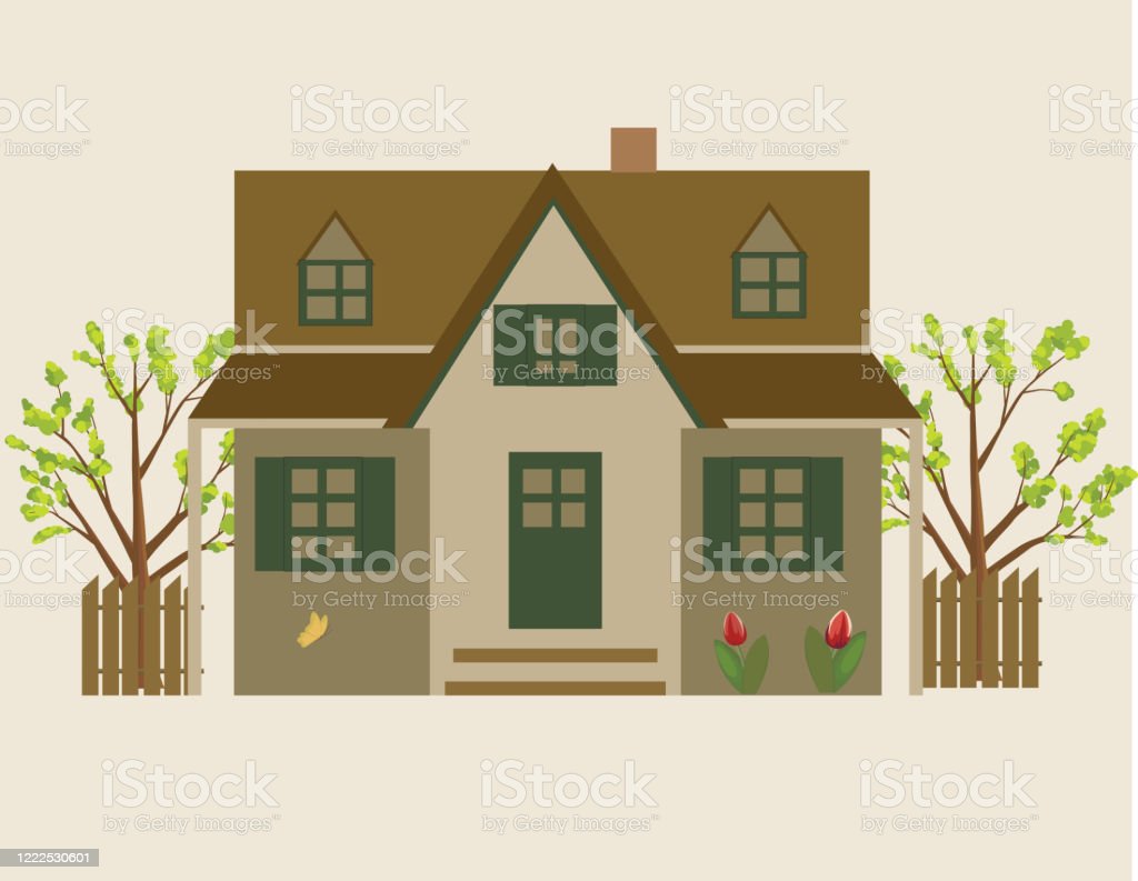 Detail Gambar Ilustrasi Rumah Sederhana Nomer 19
