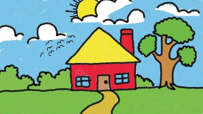Detail Gambar Ilustrasi Rumah Sederhana Nomer 29