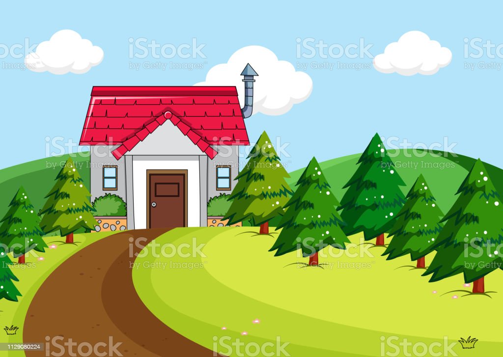 Detail Gambar Ilustrasi Rumah Sederhana Nomer 32