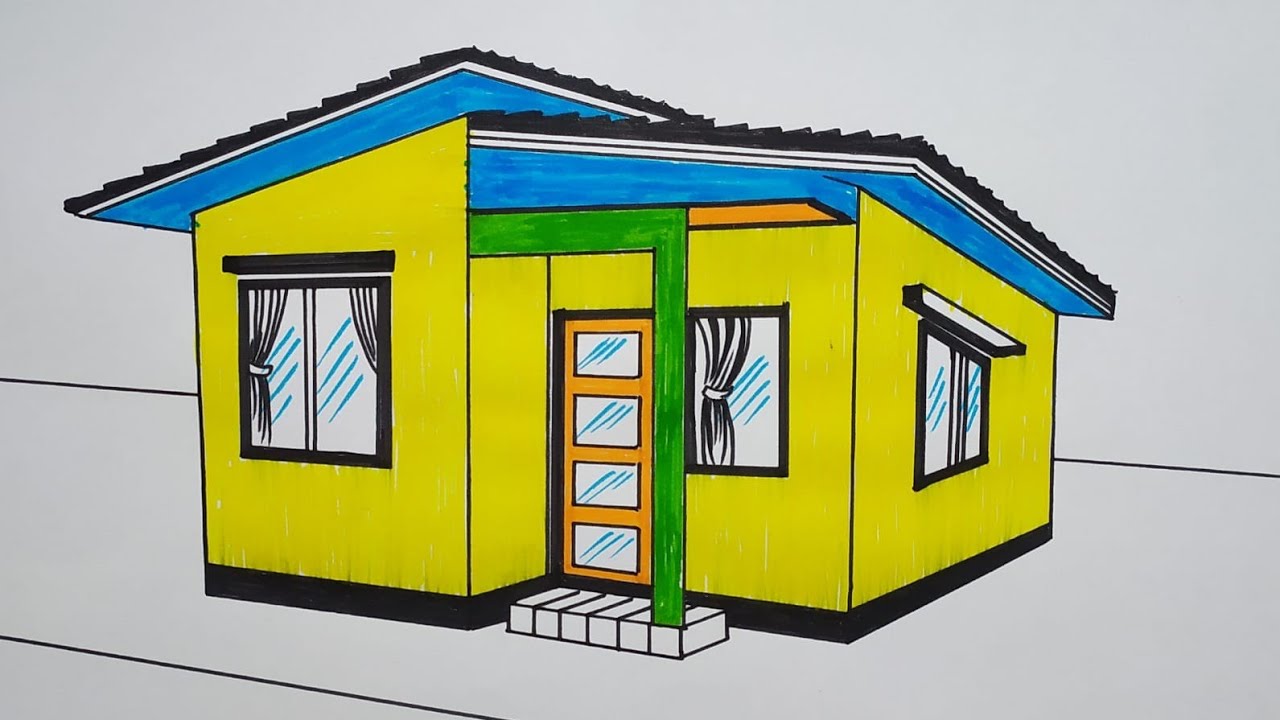 Detail Gambar Ilustrasi Rumah Sederhana Nomer 33