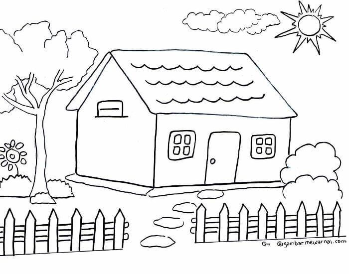 Detail Gambar Ilustrasi Rumah Sederhana Nomer 6