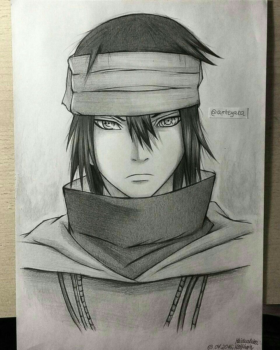 Detail Gambar Ilustrasi Sasuke Nomer 2