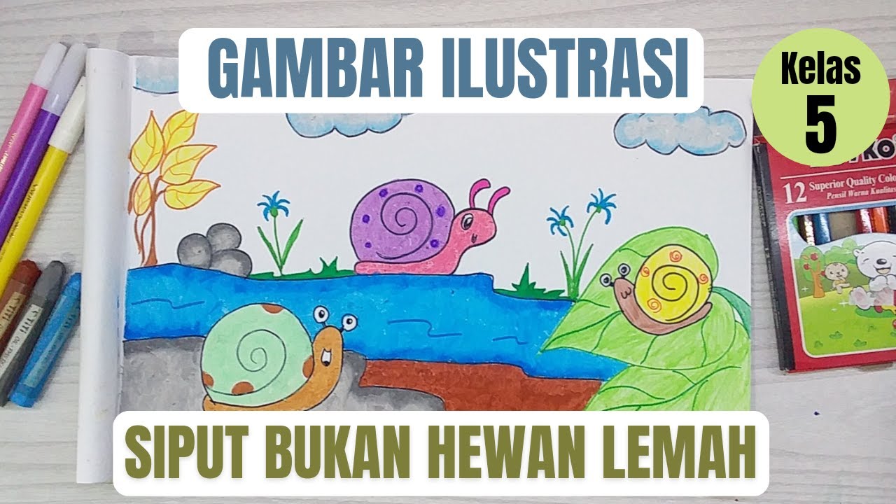 Detail Gambar Ilustrasi Siput Bukanlah Hewan Lemah Nomer 12