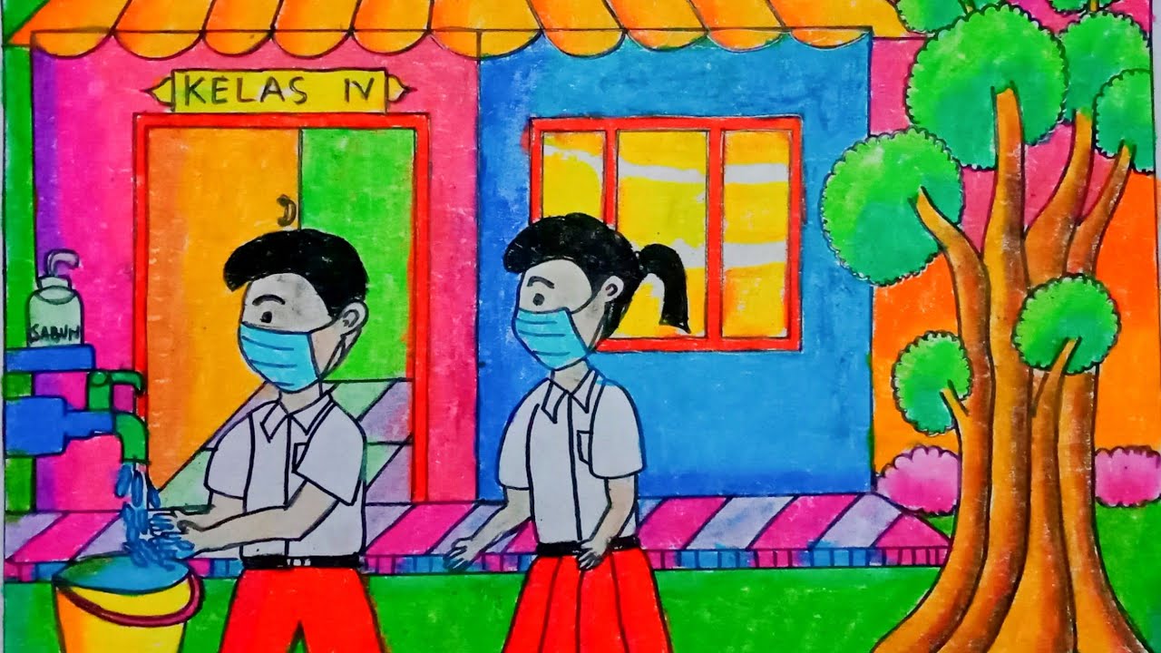 Detail Gambar Ilustrasi Suasana Sekolah Nomer 16