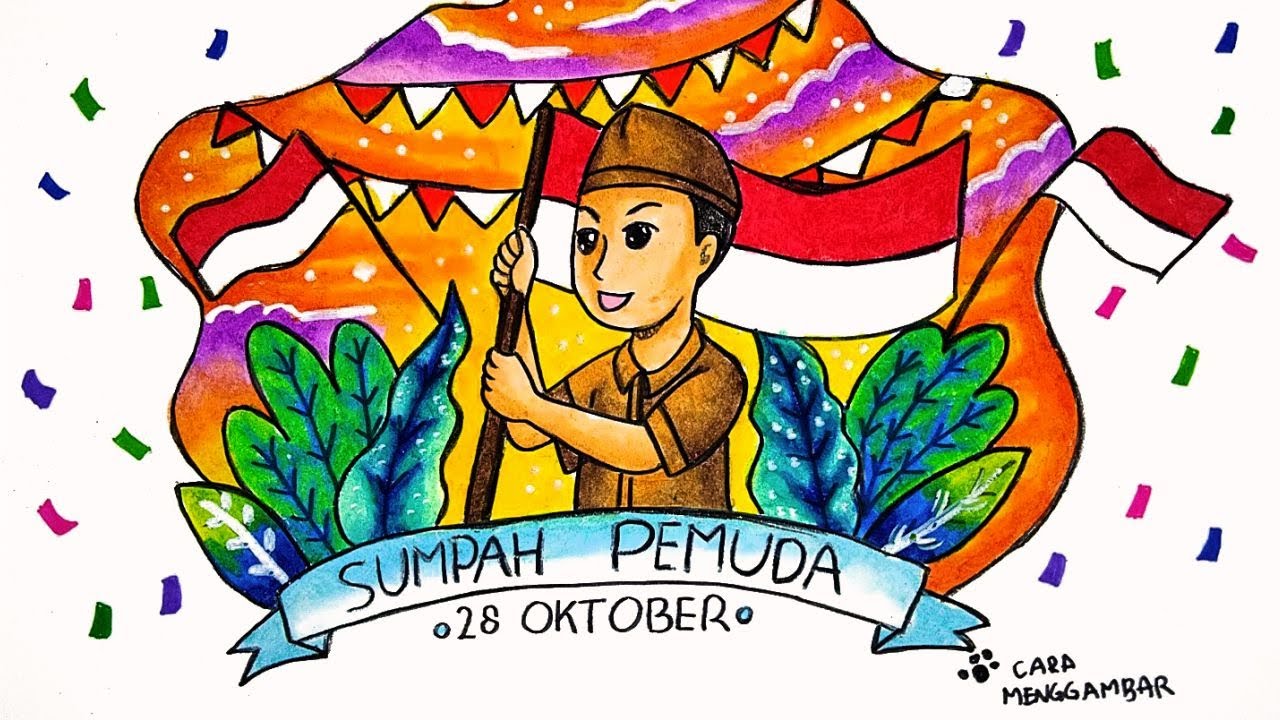 Detail Gambar Ilustrasi Tentang Sumpah Pemuda 28 Oktober Nomer 5