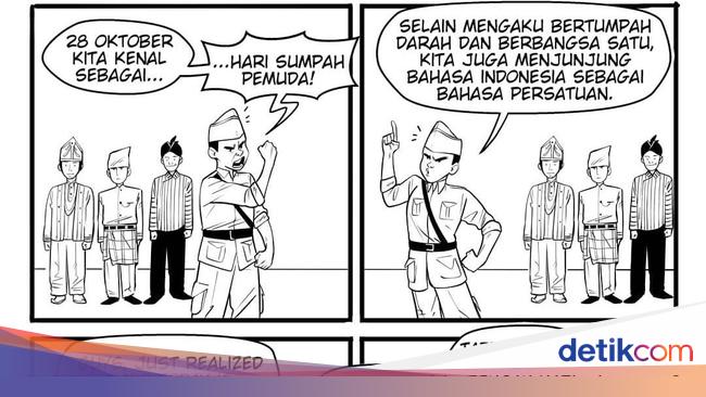 Detail Gambar Ilustrasi Tentang Sumpah Pemuda 28 Oktober Nomer 56