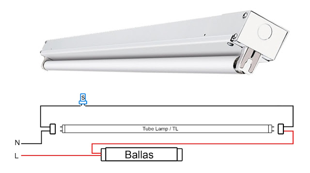 Detail Gambar Instalasi Lampu Tl Nomer 29