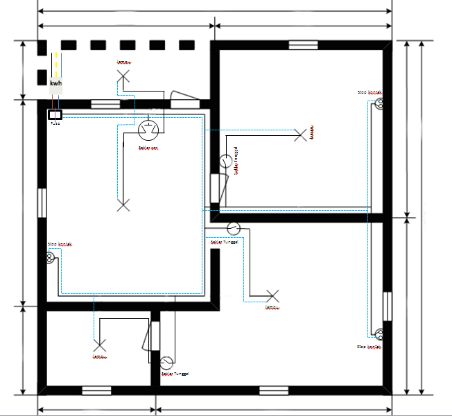 Detail Gambar Instalasi Listrik Rumah Tinggal Nomer 6