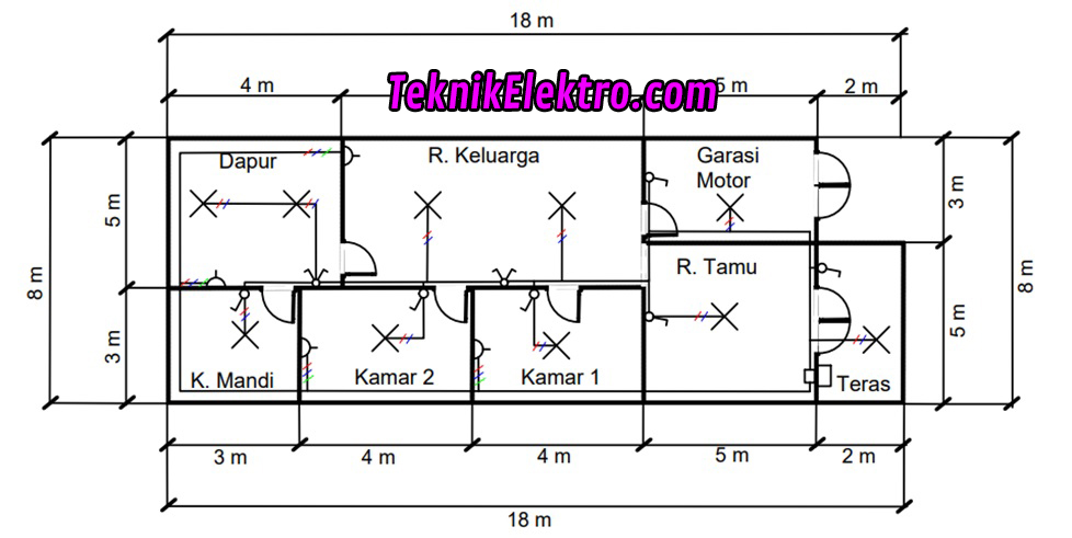 Detail Gambar Instalasi Rumah Dengan 2 Kamar Tidur Nomer 8