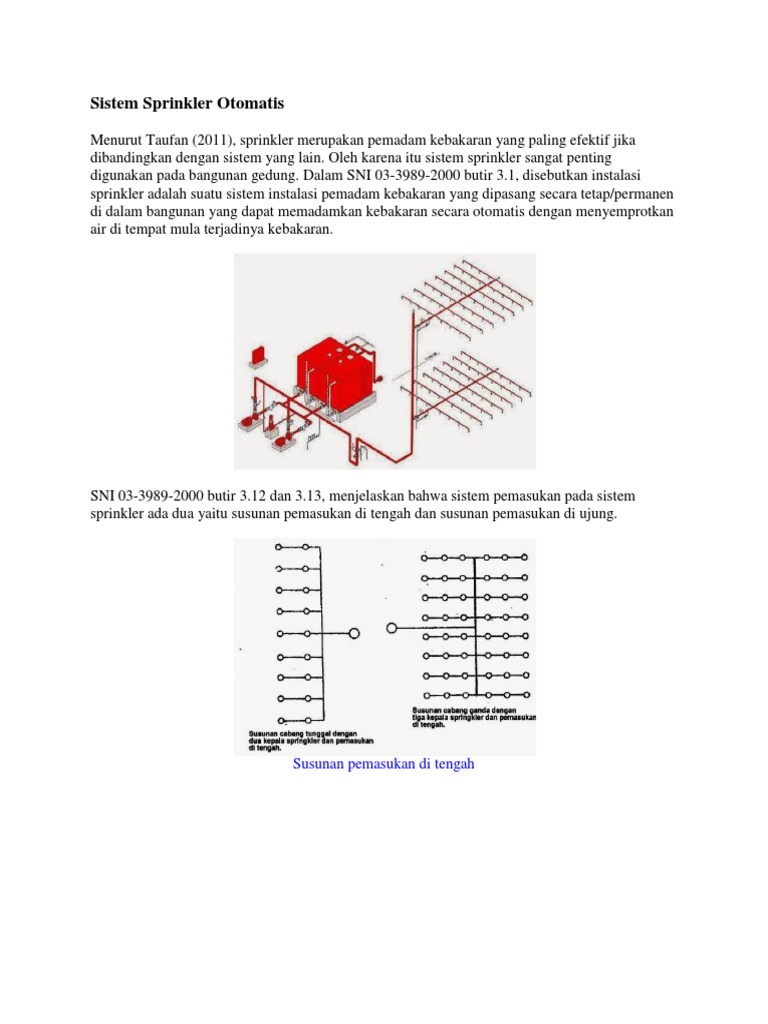 Detail Gambar Instalasi Sistem Sprinkler Pada Gedung Nomer 33