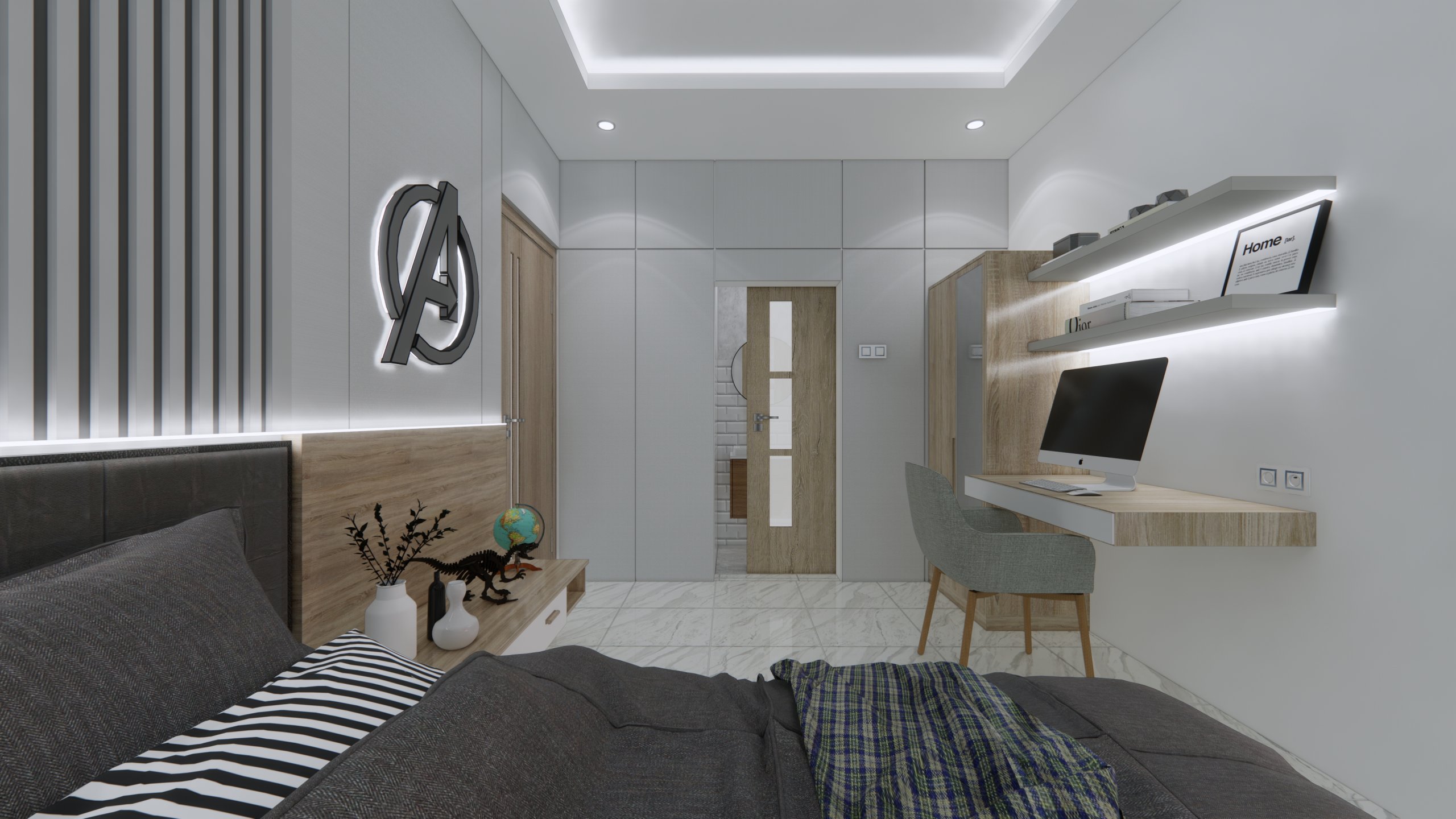 Detail Gambar Interior Kamar Minimalis Nomer 17