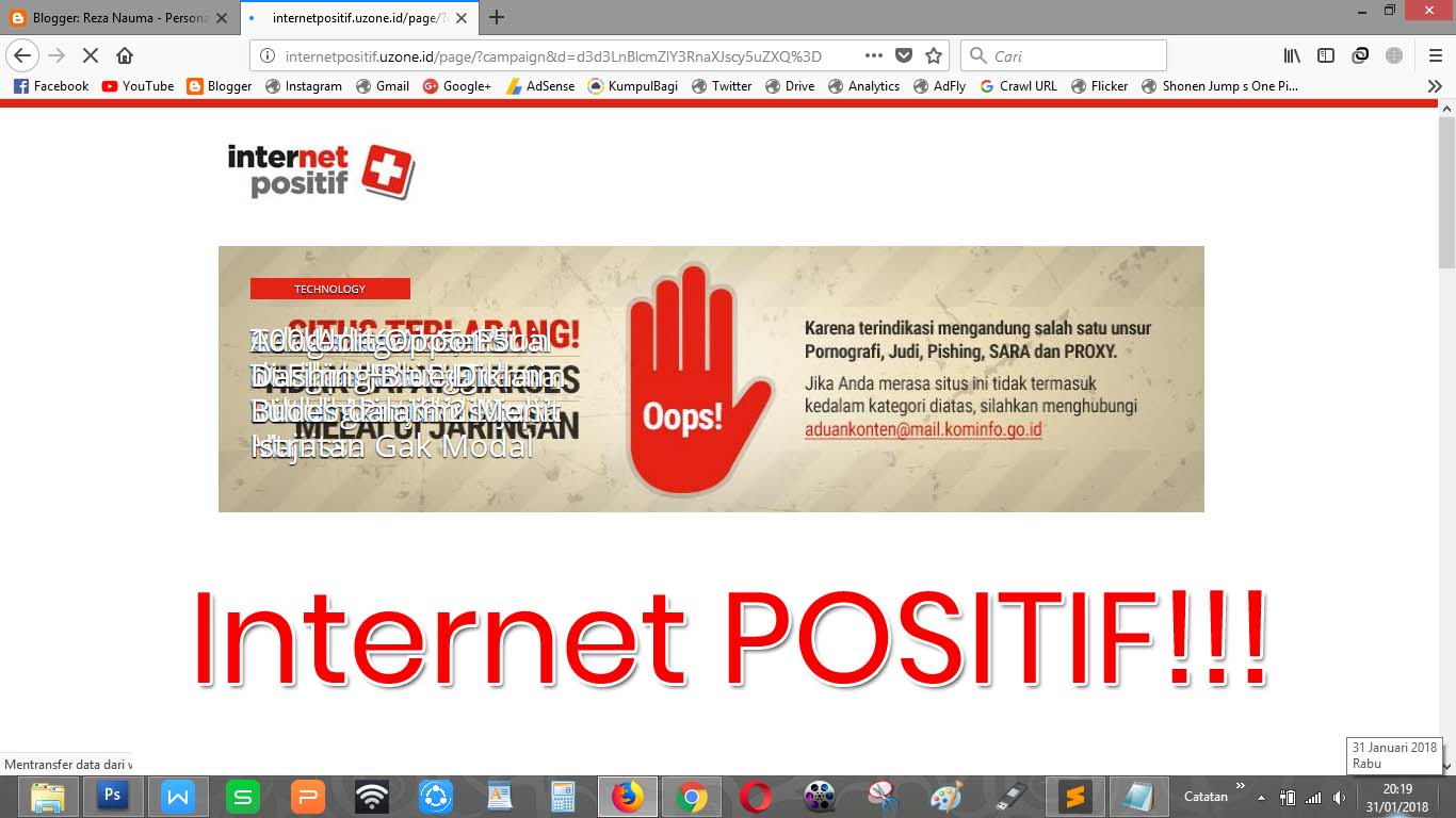 Detail Gambar Internet Positif Nomer 37