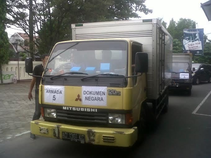 Gambar Iring Iringan Truk Box - KibrisPDR