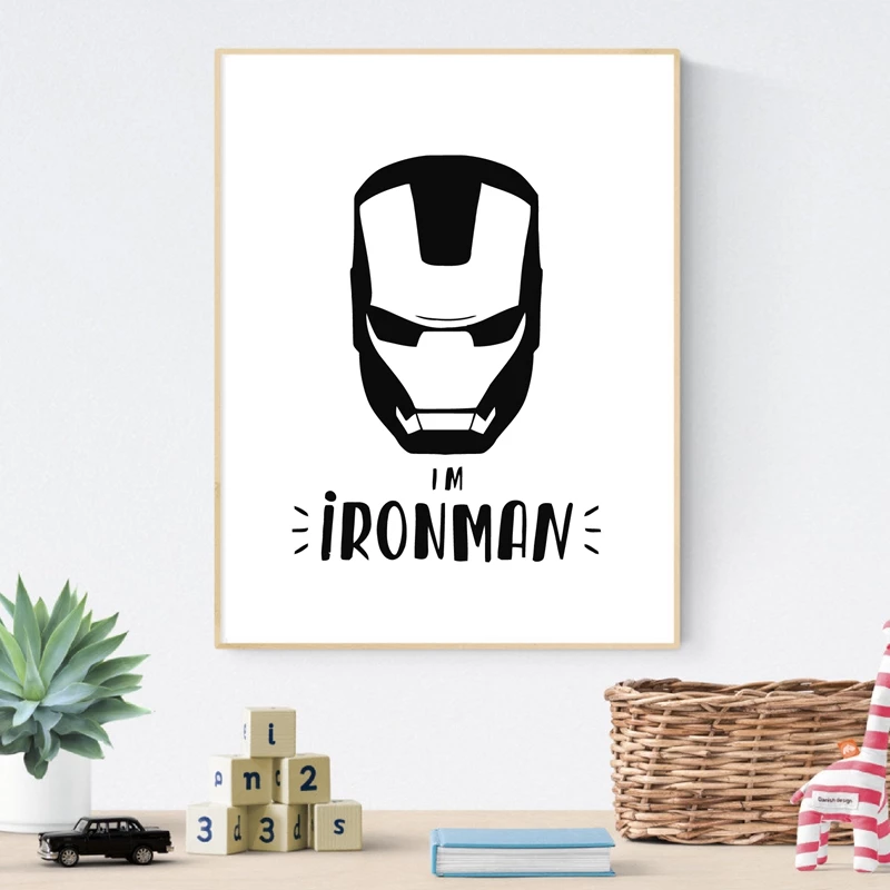 Detail Gambar Iron Man Hitam Putih Nomer 9