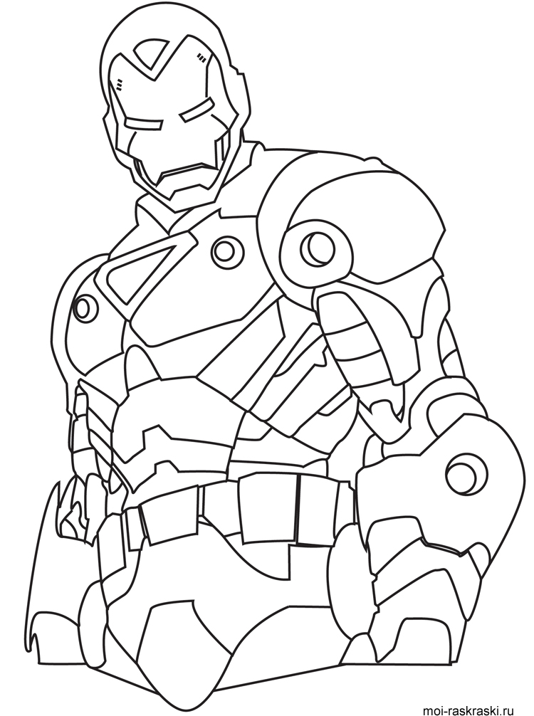 Detail Gambar Iron Man Untuk Mewarnai Nomer 29