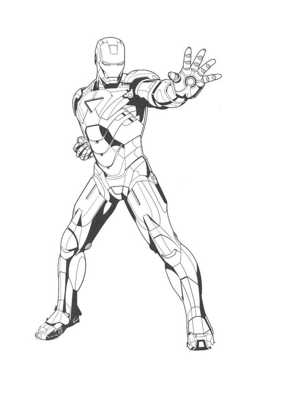 Detail Gambar Iron Man Untuk Mewarnai Nomer 5
