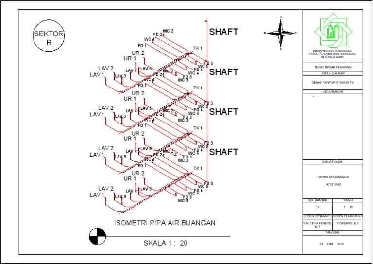 Detail Gambar Isometri Pipa Nomer 18