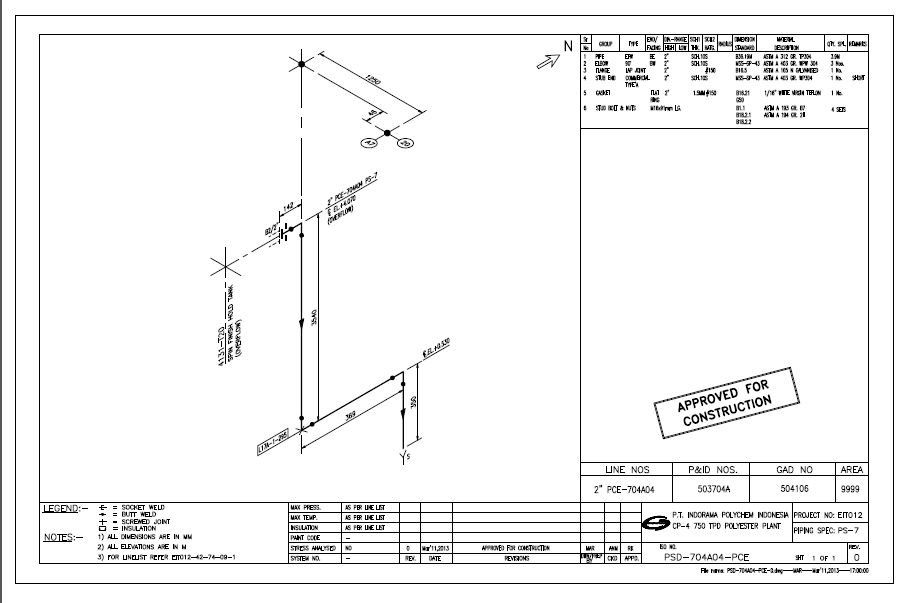 Detail Gambar Isometri Pipa Nomer 23