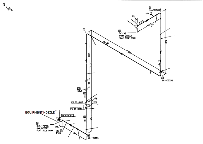 Detail Gambar Isometri Pipa Nomer 3
