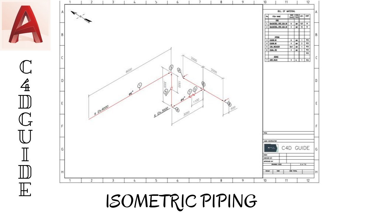Detail Gambar Isometri Pipa Nomer 9