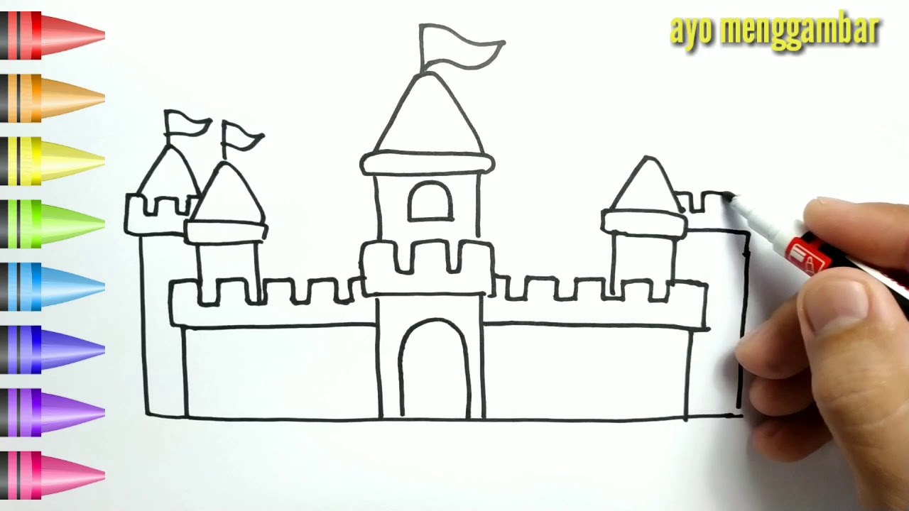 Detail Gambar Istana Untuk Mewarnai Nomer 26