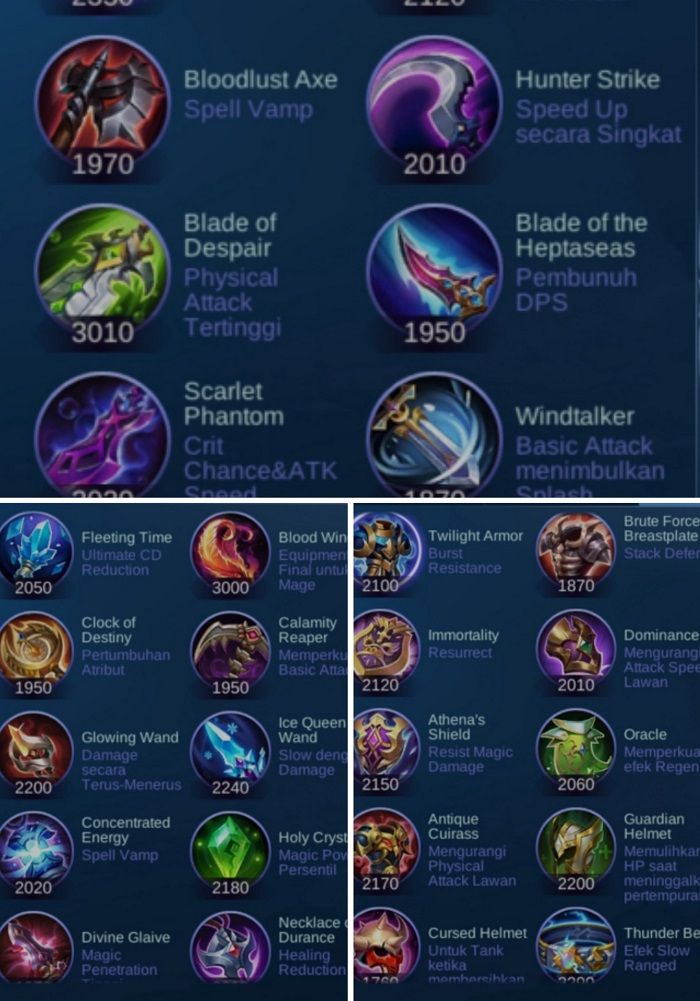 Detail Gambar Item Attack Mobile Legend Nomer 52