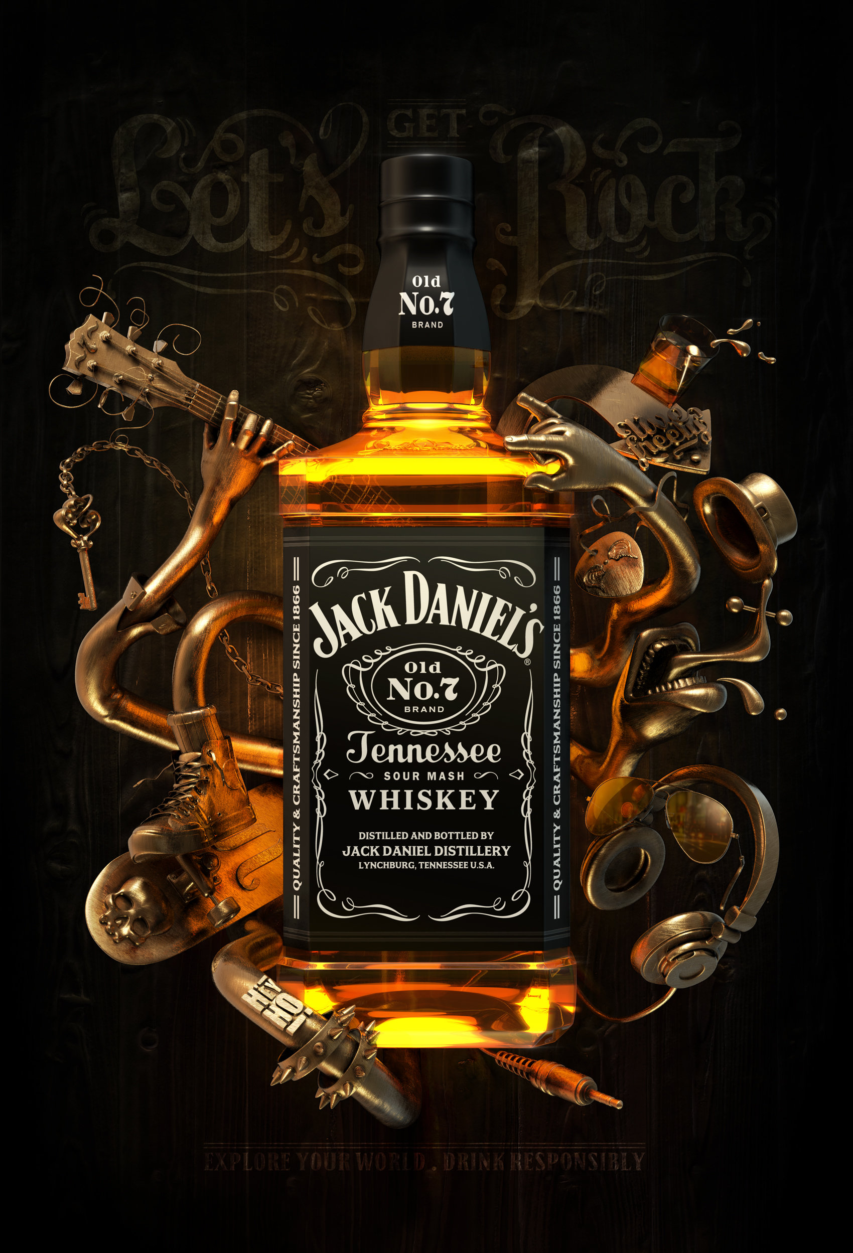 Detail Gambar Jack Daniel 3d Nomer 6