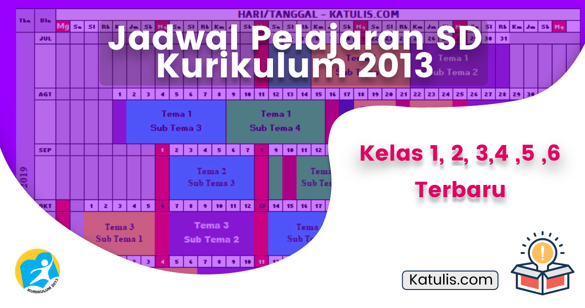 Detail Gambar Jadwal Belajar Kelas 1 Sd Nomer 37